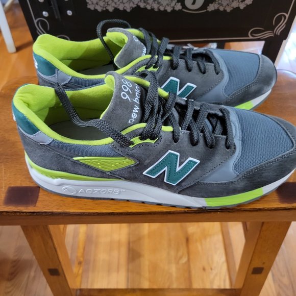 New Balance 998 x J Crew “Poison” Green M998JL3 Size 11 main image 6